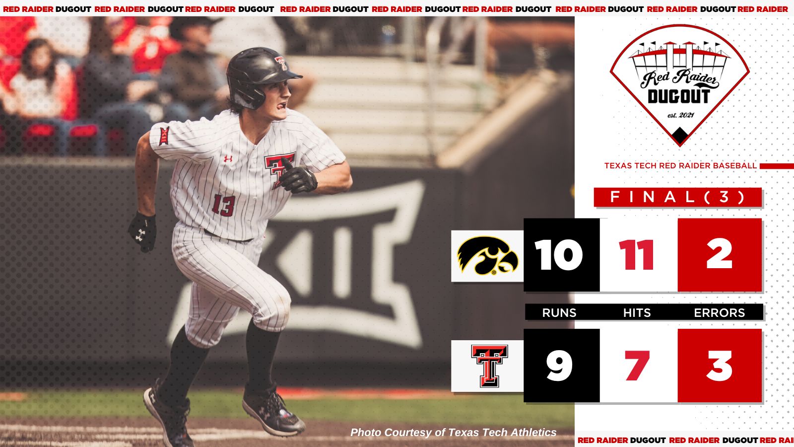 Texas Tech baseball: Gavin Kash's big fly lifts Red Raiders past